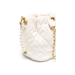 Diamond Quilted Bucket Bag