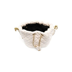 Diamond Quilted Bucket Bag