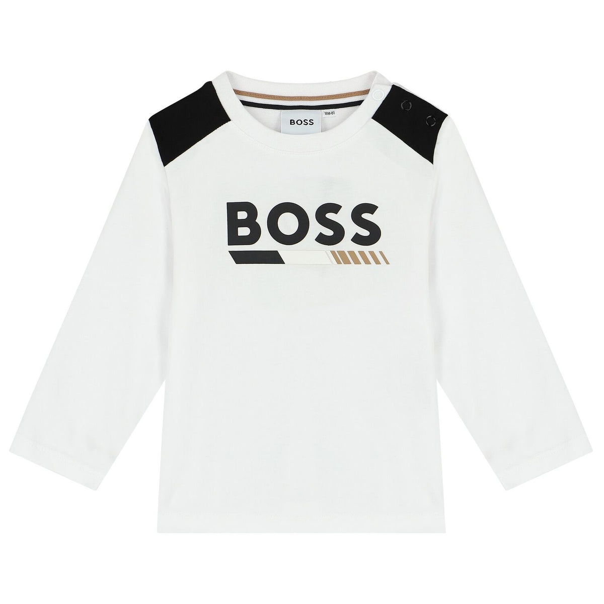 Logo Print Panelled T-Shirt