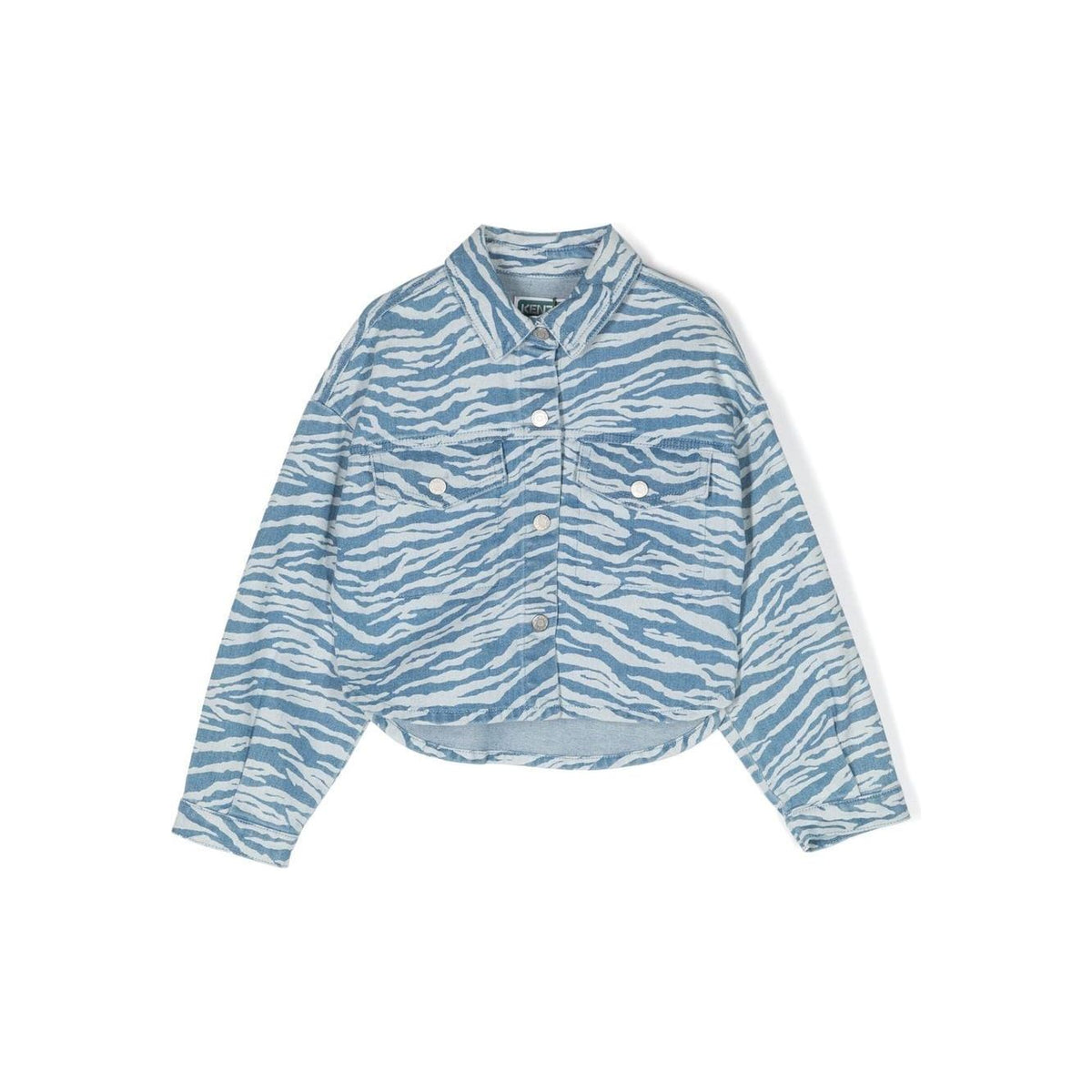 Tiger Print Denim Jacket