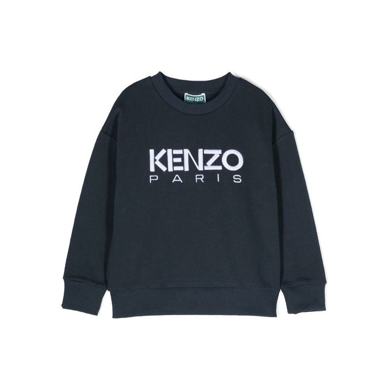 EMBROIDERED LOGO COTTON SWEATER
