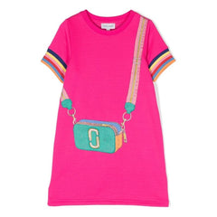 Bag Print Cotton Dress
