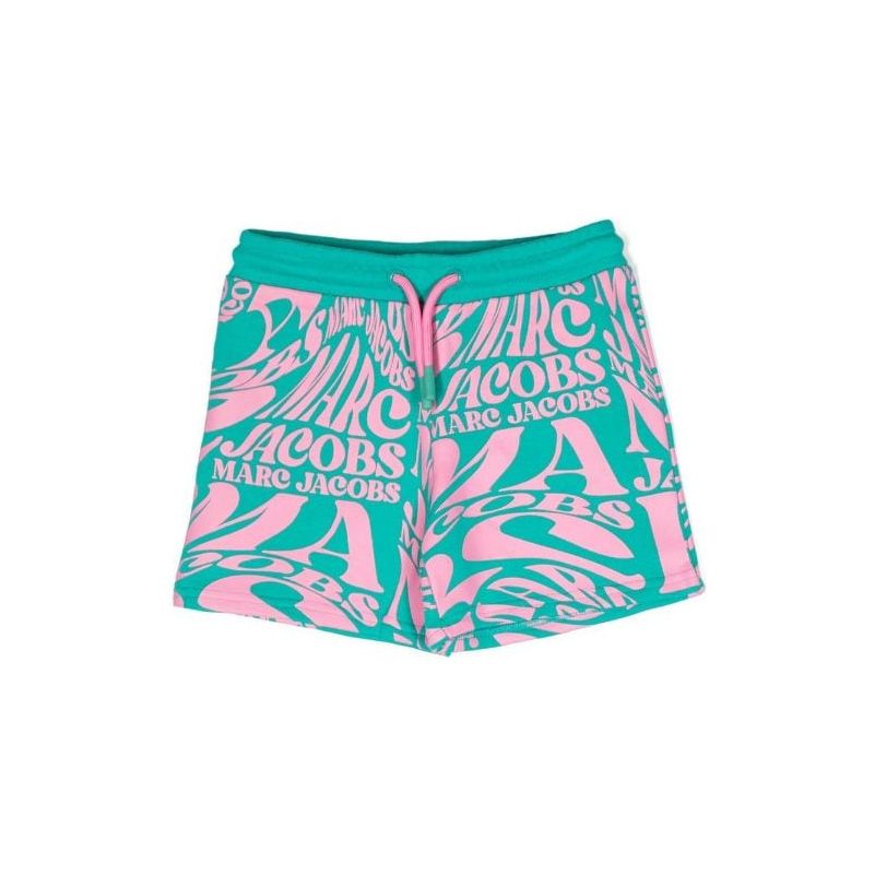 ALL OVER LOGO PRINT SHORTS