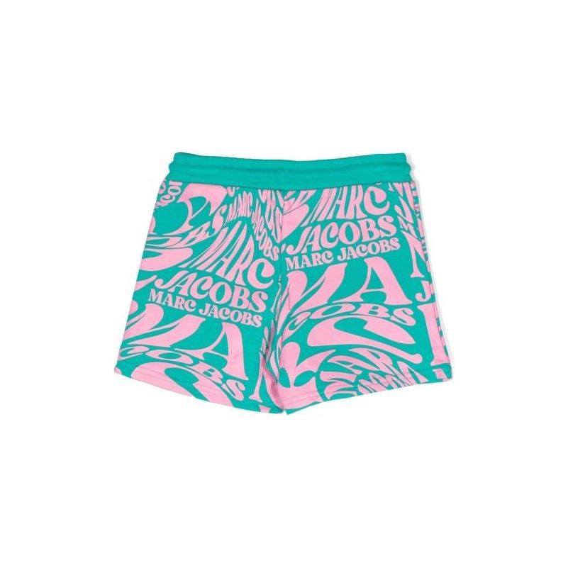 ALL OVER LOGO PRINT SHORTS