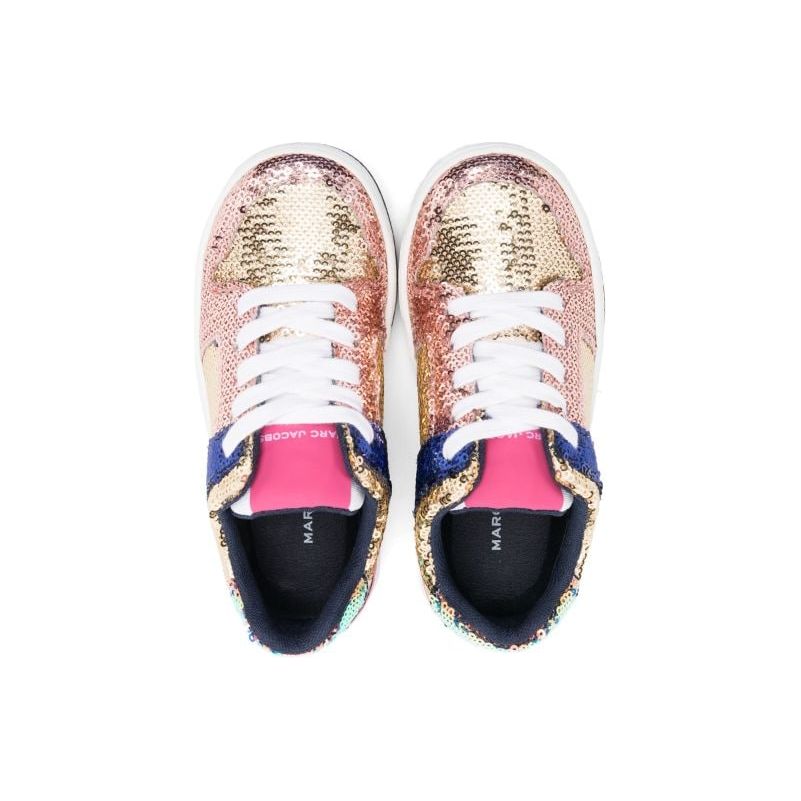 Colour Block Sequin Sneakers