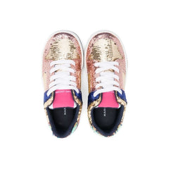 Colour Block Sequin Sneakers