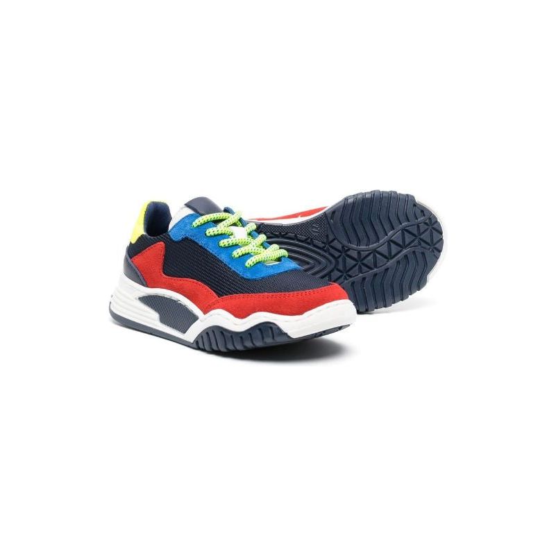 Colour Block Lace Up Sneakers