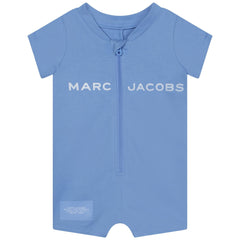 Logo Print Cotton Onesie