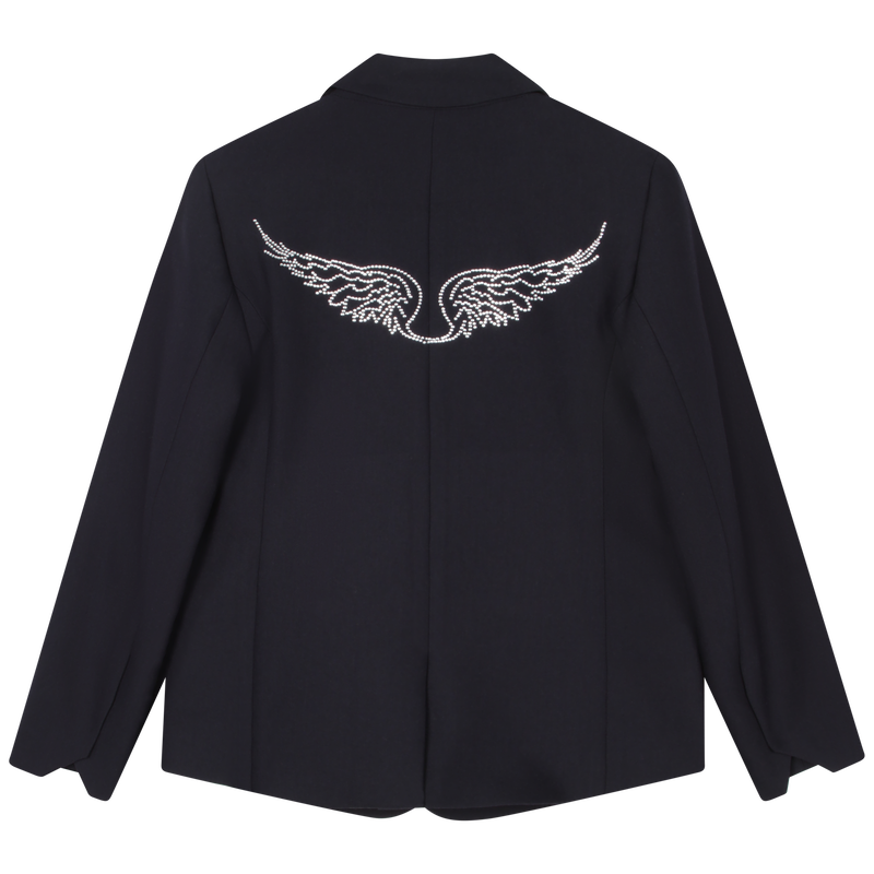 EMBROIDERED WINGS BLAZER