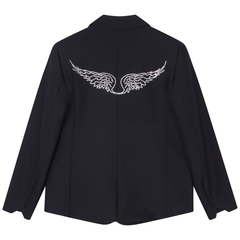 EMBROIDERED WINGS BLAZER