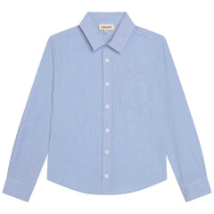 LOGO PRINTED COTTON SHIRT