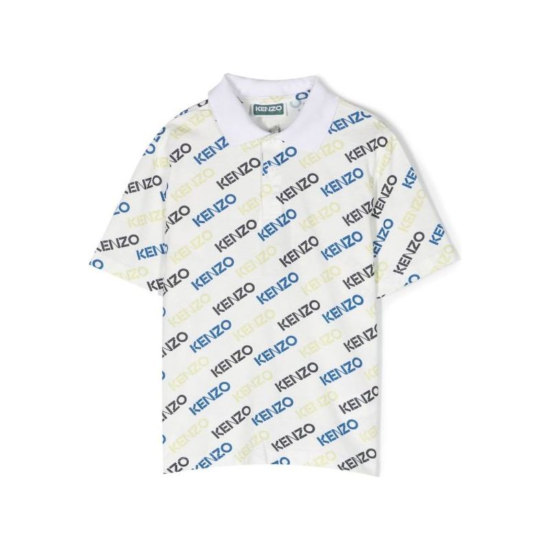 All Over Logo Print Polo Shirt