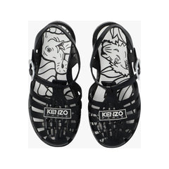 Logo Print Rubber Sandals