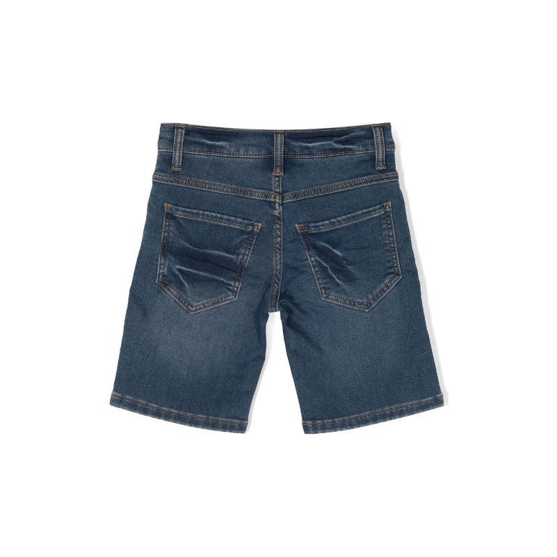 STRAIGHT LEG DENIM SHORTS