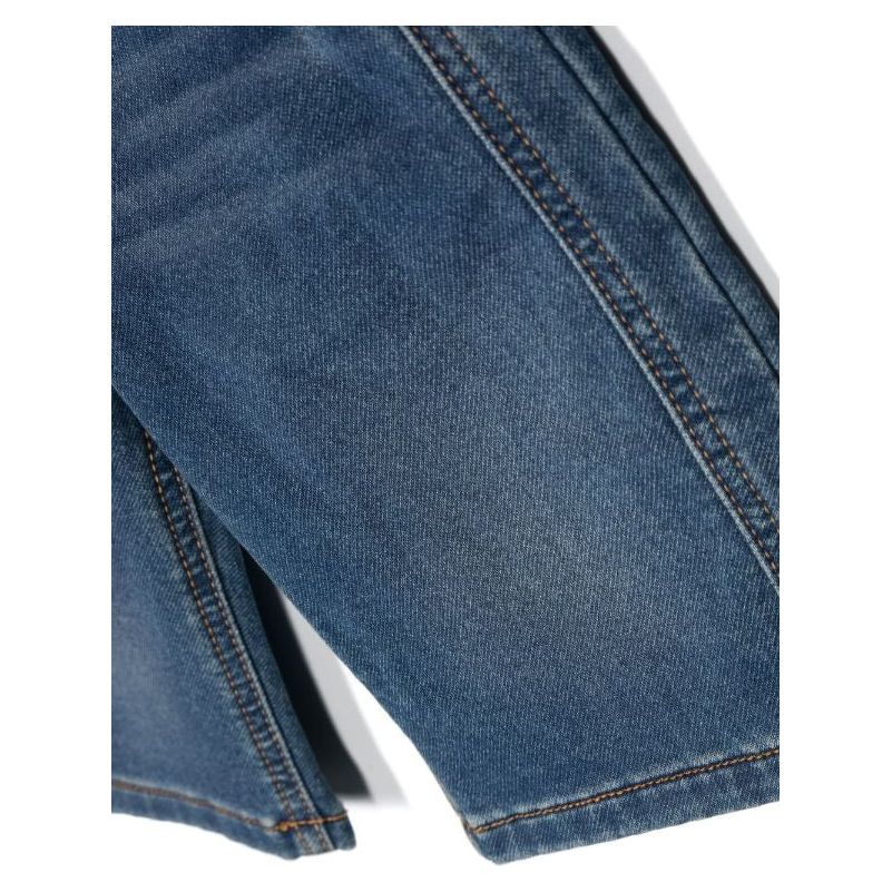 Straight Leg Denim Shorts