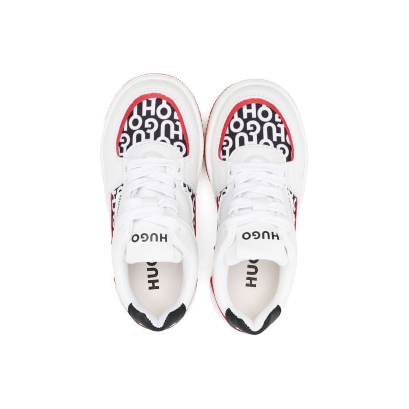 Logo Print Lace Up Sneakers