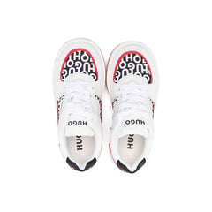 Logo Print Lace Up Sneakers