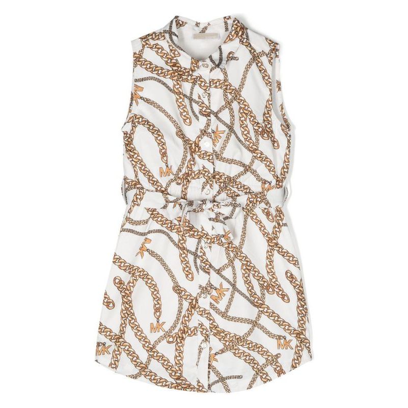 CHAIN LINK PRINT DRESS