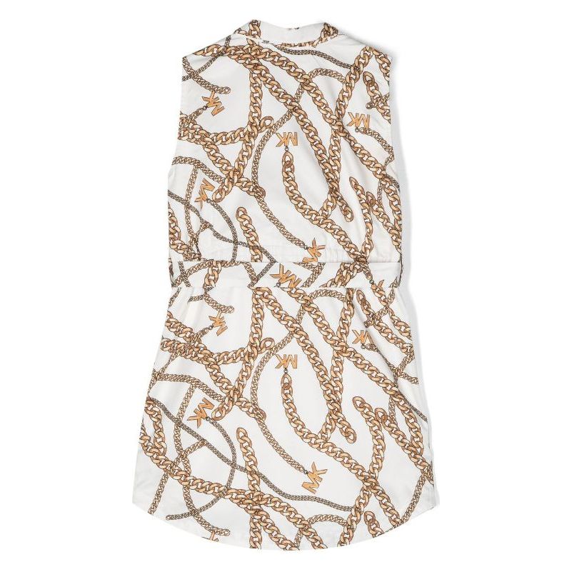 CHAIN LINK PRINT DRESS