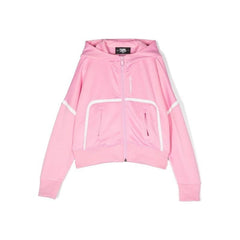 Logo Print Zip Up Hoodie