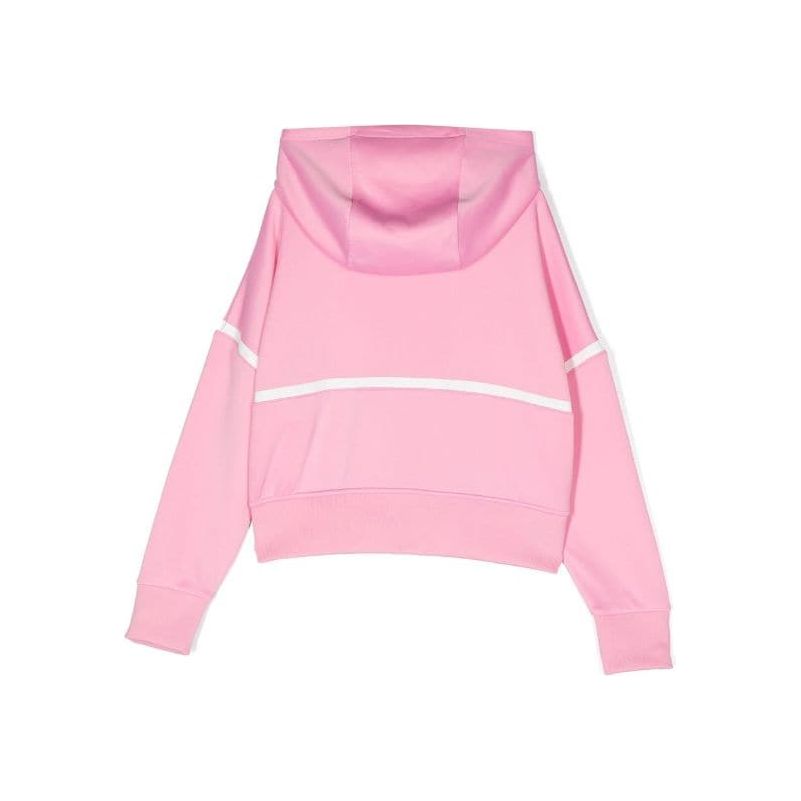 Logo Print Zip Up Hoodie