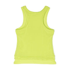 Logo Print Draw String Tank Top