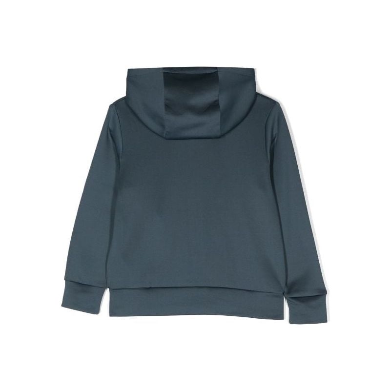 Raised Logo Zip Up Hoodie