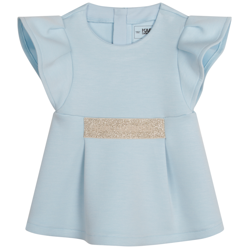 Jacquard Logo Short Sleeve Dress
