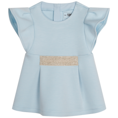 Jacquard Logo Short Sleeve Dress