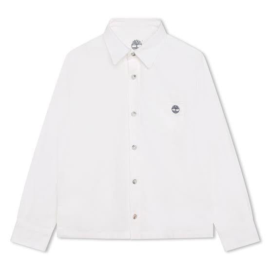 LOGO PRINT BUTTON UP SHIRT