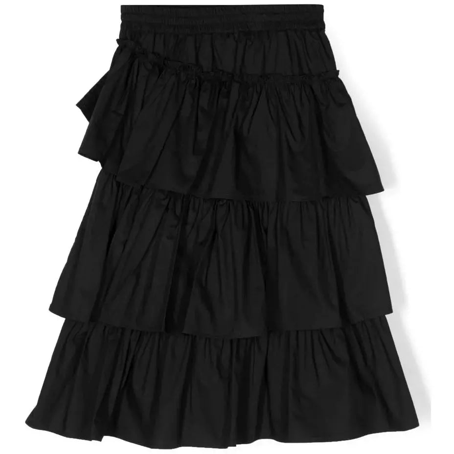 RUFFLED TIERED SKIRT