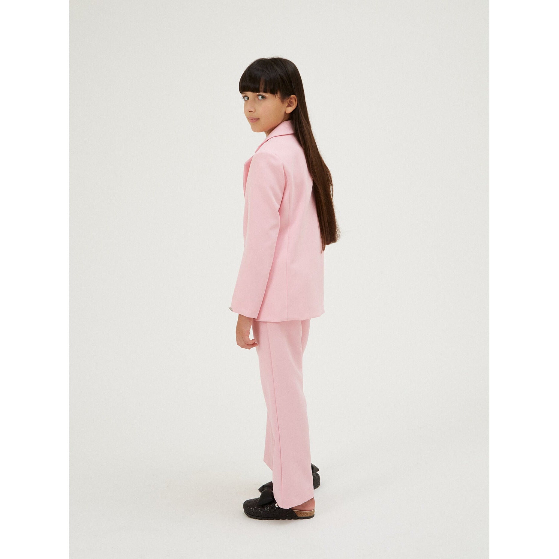 MASCULINE STYLE CREPE JACKET