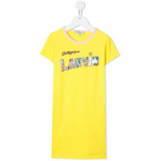 LANVIN LOGO T-SHIRT DRESS
