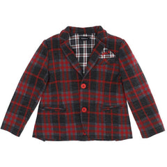 Plaid Checked Blazer