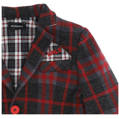 Plaid Checked Blazer