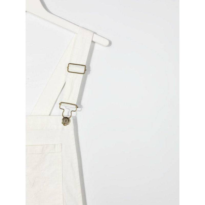 FRAYED HEM DUNGAREES