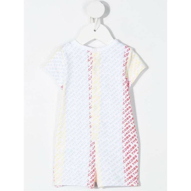 All Over Logo Print Onesie