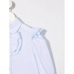 Smooth Poplin Ruffle Shirt