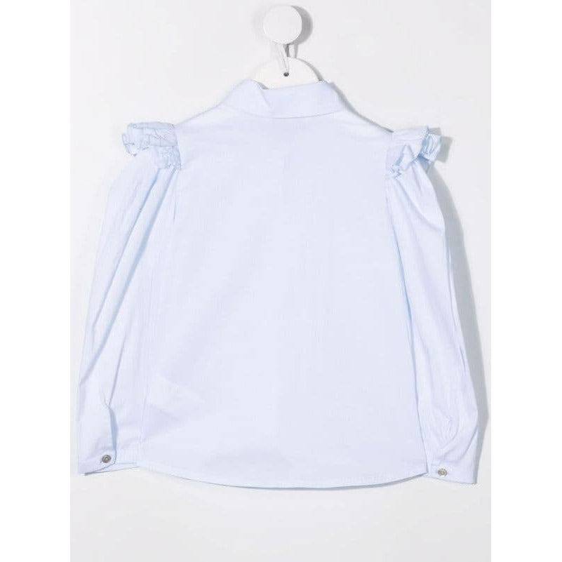 Smooth Poplin Ruffle Shirt