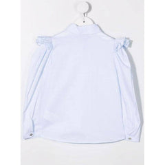 Smooth Poplin Ruffle Shirt