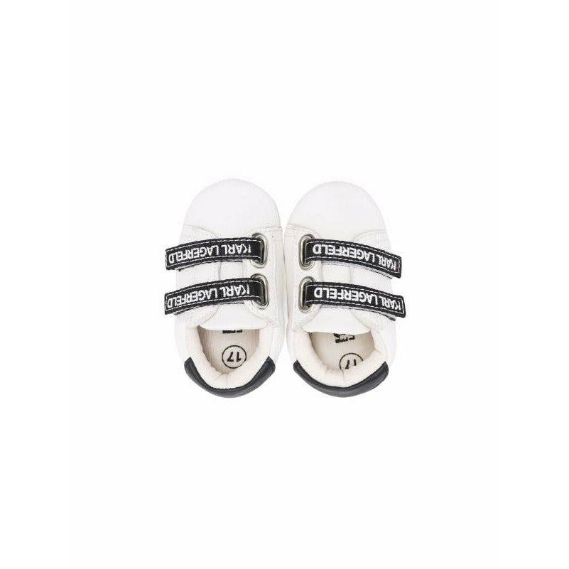 LOGO PRINT TOUCH STRAP TRAINERS