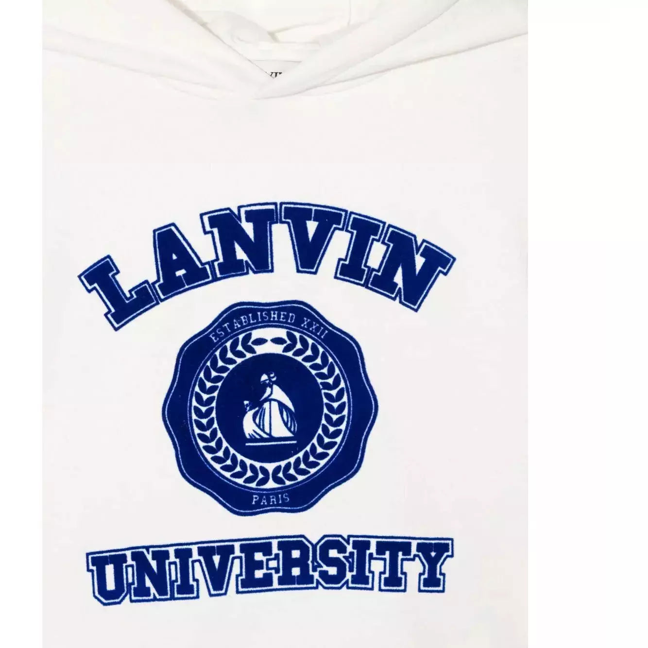 EMBROIDERED-LOGO VARSITY SWEATER