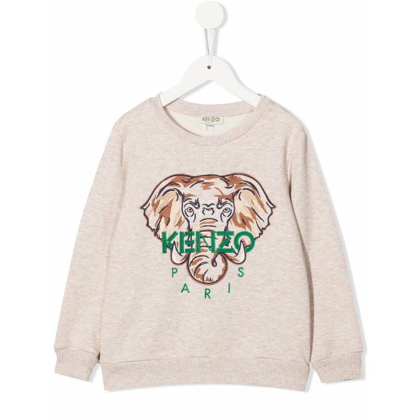 ELEPHANT EMBROIDERED SWEATER