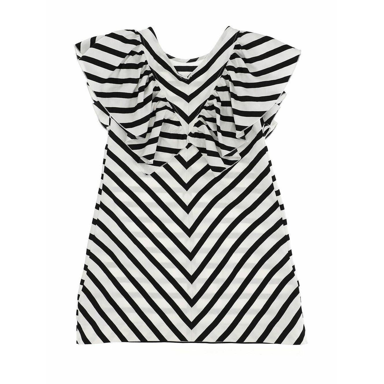 Striped Viscose Dress