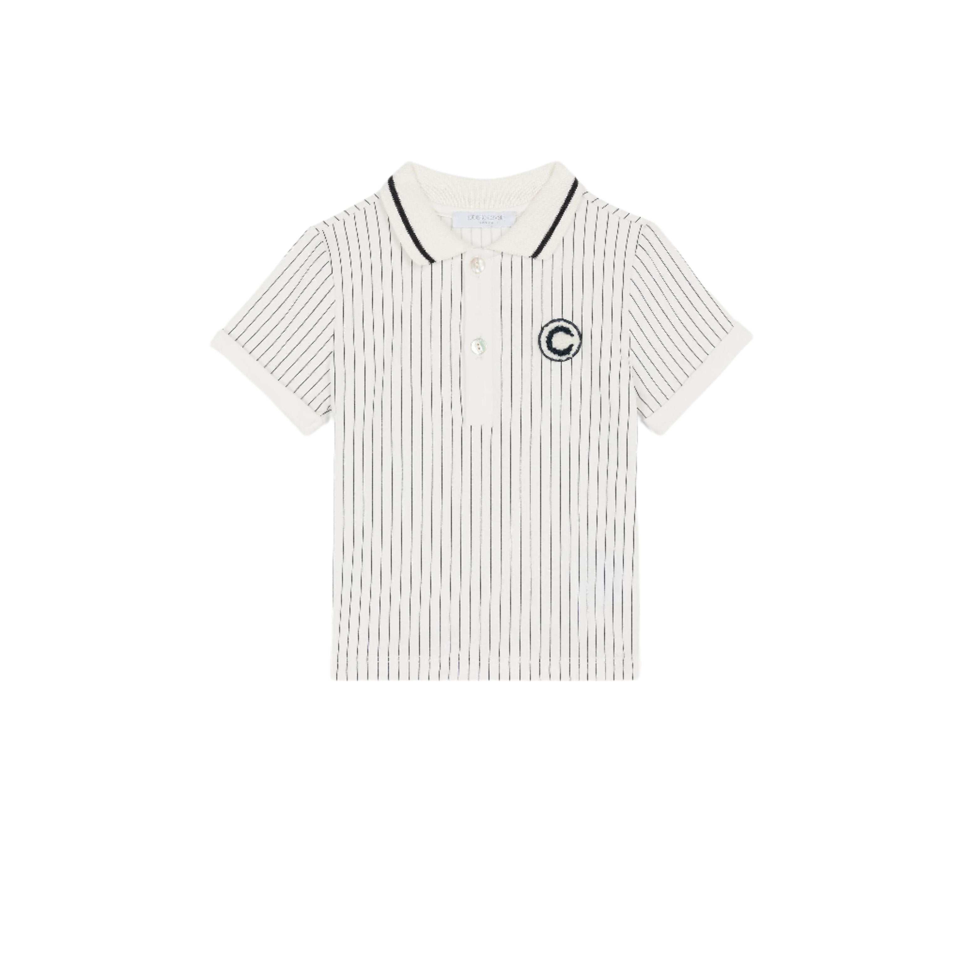 LOGO STRIPED POLO SHIRT