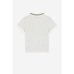 Logo Striped Polo Shirt