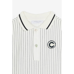 Logo Striped Polo Shirt