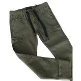 Khaki Twill Chino Pants