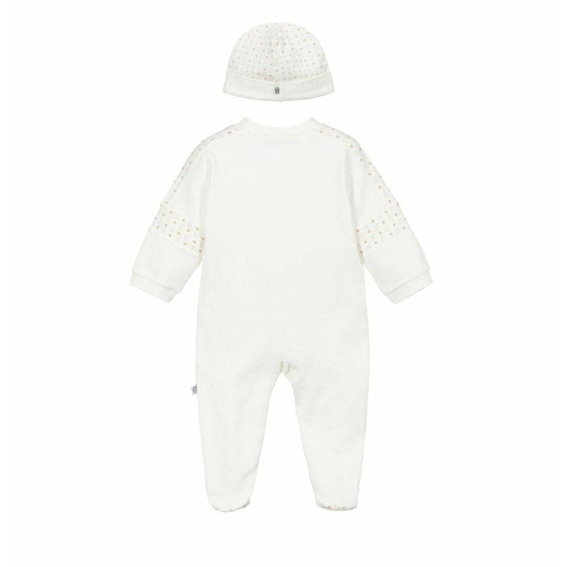 IVORY COTTON OVERALL SET