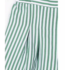 Cotton Muslin Striped Shorts